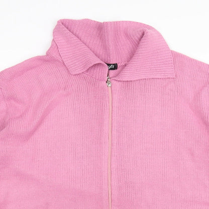 Insight Womens Pink   Full Zip Jumper Size L