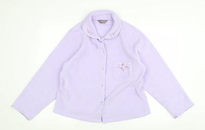 Womens UK Size 12 Debenhams Purple Cardigan Jumper