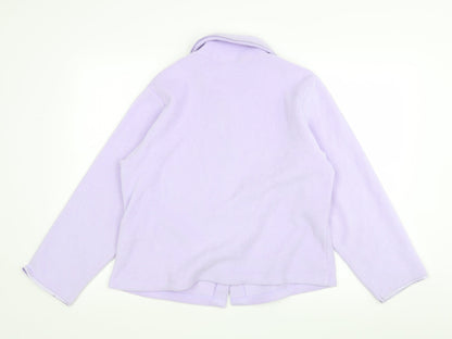 Womens UK Size 12 Debenhams Purple Cardigan Jumper