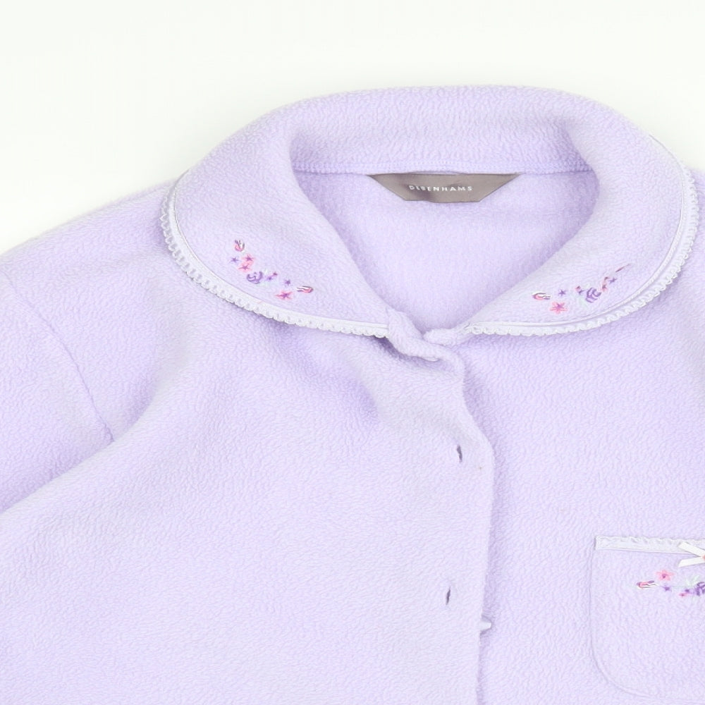 Womens UK Size 12 Debenhams Purple Cardigan Jumper