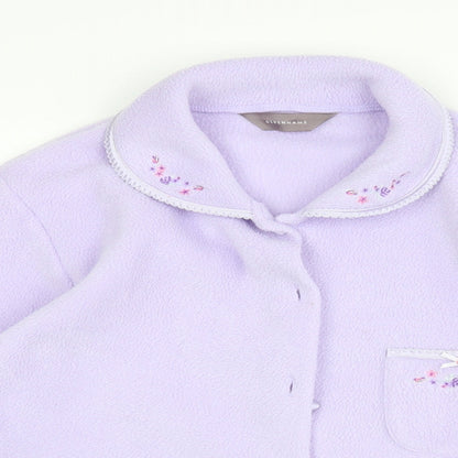 Womens UK Size 12 Debenhams Purple Cardigan Jumper