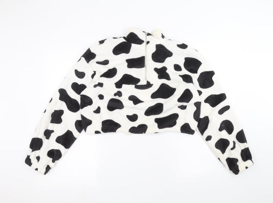 SheIn Womens White   Pullover Jumper Size M