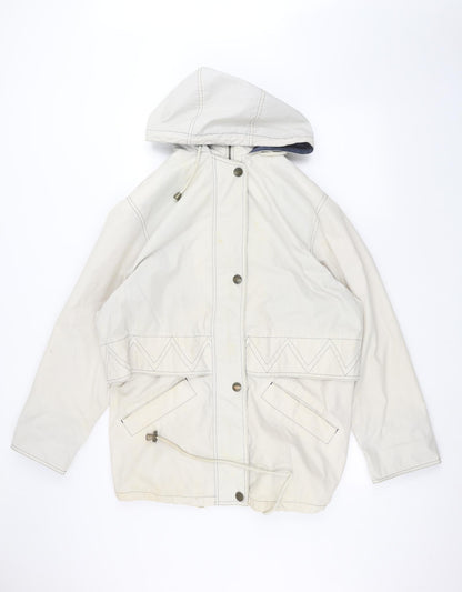 Womens UK Size 14 Telemac Beige Parka Coat