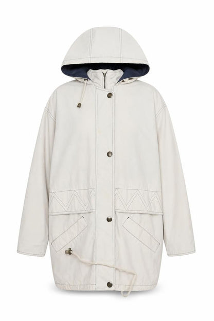 Womens UK Size 14 Telemac Beige Parka Coat