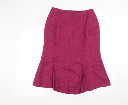 Precis Womens Pink   A-Line Skirt Size 12