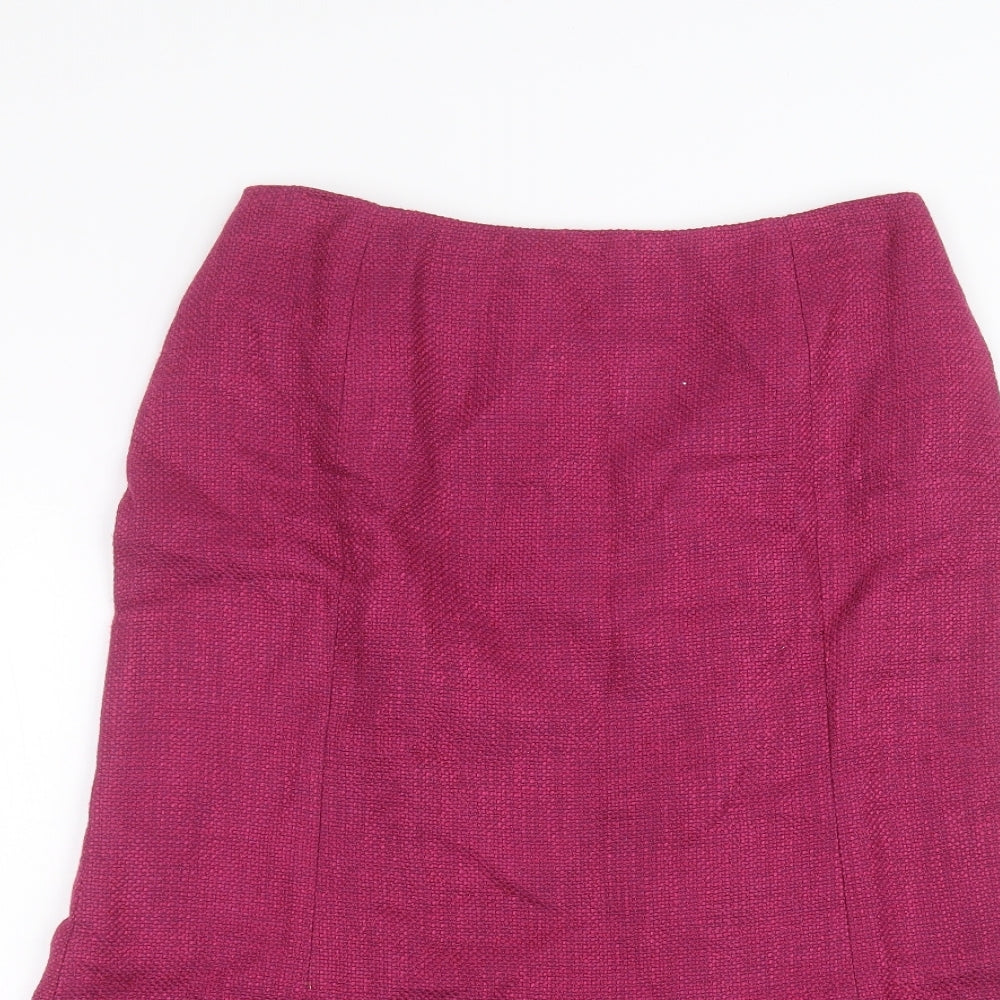 Precis Womens Pink   A-Line Skirt Size 12