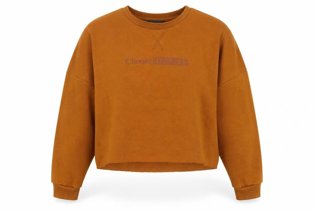 Womens UK Size XS Primark Orange Pullover Jumper