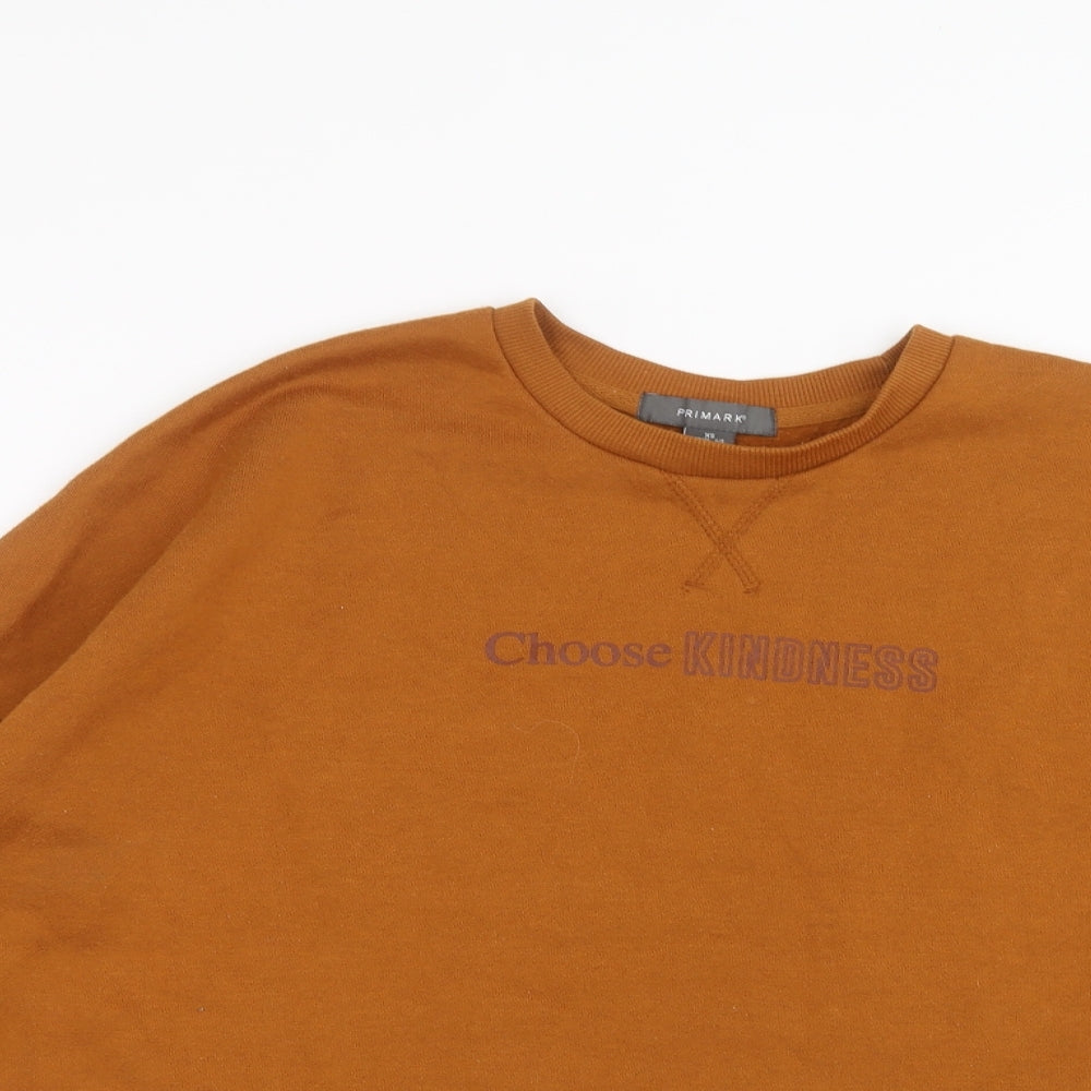 Primark Womens Orange   Pullover Jumper Size XS