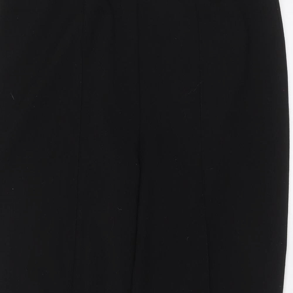 Womens UK Size 16 BM Regular Fit  Black Trousers