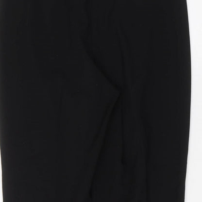 Womens UK Size 16 BM Regular Fit  Black Trousers