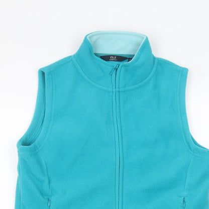 Womens UK Size S ISLE Blue Jacket