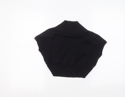 E-vie Womens Black   Cardigan Jumper Size 14