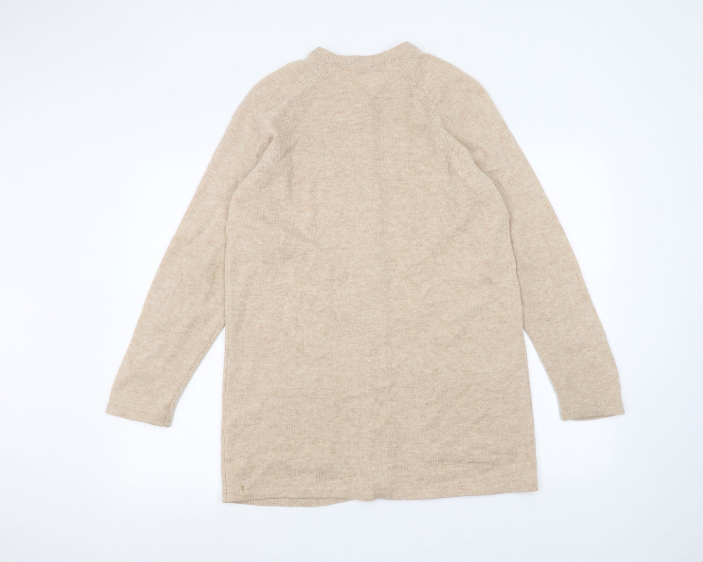Womens UK Size M EWM Brown Cardigan Jumper