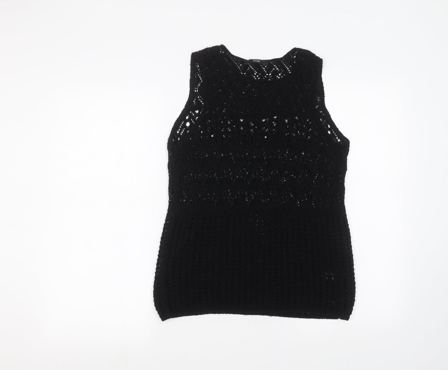 George Womens Black   Basic T-Shirt Size XS