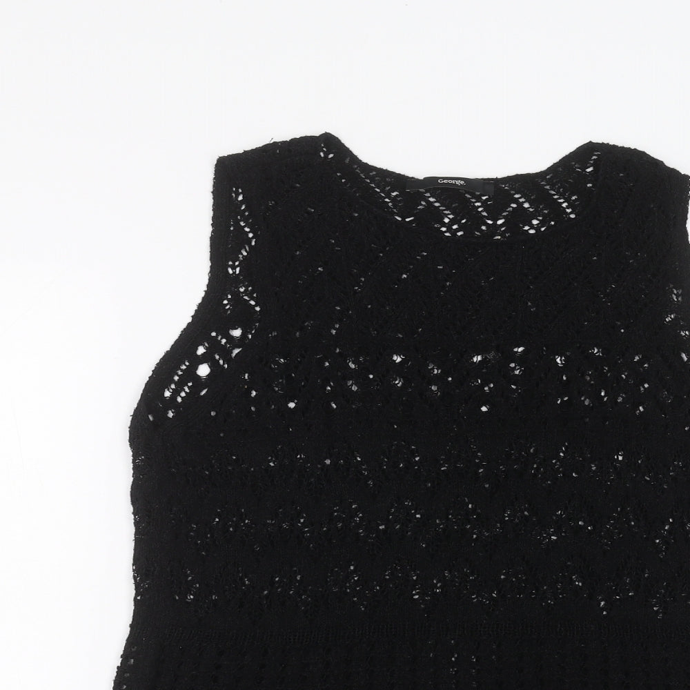 George Womens Black   Basic T-Shirt Size XS