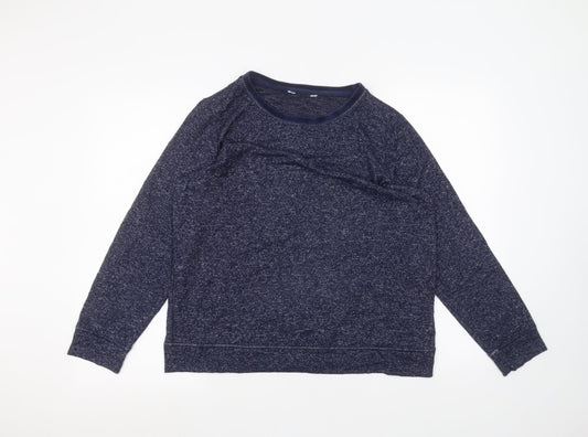 Womens UK Size 14 Marks and Spencer Blue Pullover Jumper