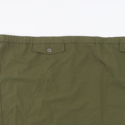 Magisculpt Womens Green   Mini Skirt Size 28