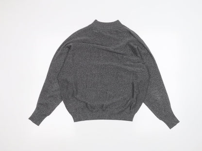 Womens UK Size S Marks and Spencer Black Basic T-Shirt
