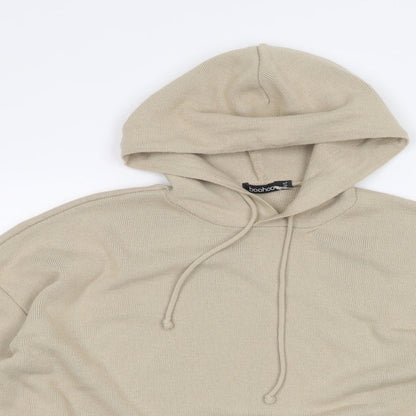Boohoo Womens Brown   Pullover Hoodie Size M
