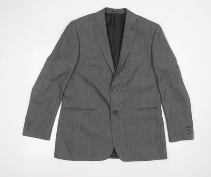 Mens UK Size 42 Scott & Taylor Regular Grey Suit Jacket