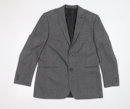 Mens UK Size 42 Scott & Taylor Regular Grey Suit Jacket
