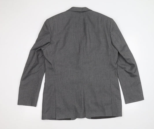 Mens UK Size 42 Scott & Taylor Regular Grey Suit Jacket