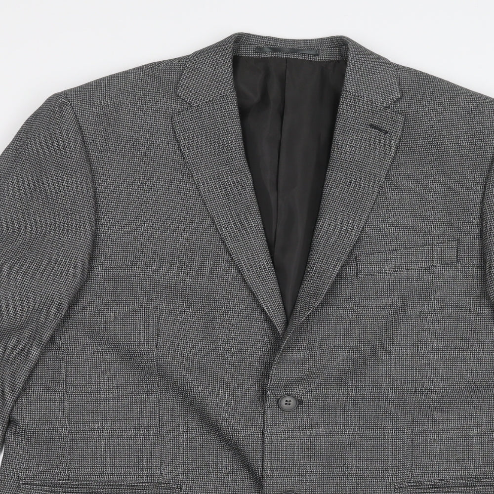 Mens UK Size 42 Scott & Taylor Regular Grey Suit Jacket