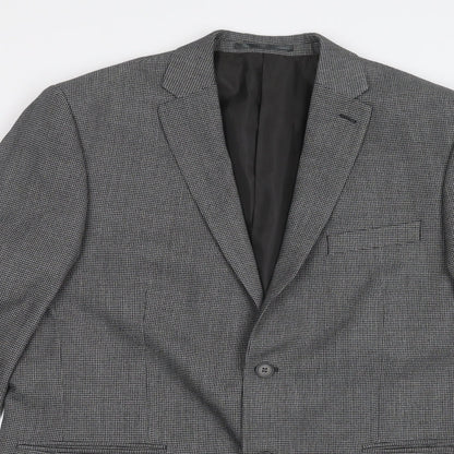 Mens UK Size 42 Scott & Taylor Regular Grey Suit Jacket
