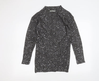 Womens UK Size 10 Marks and Spencer Black Cardigan Jumper