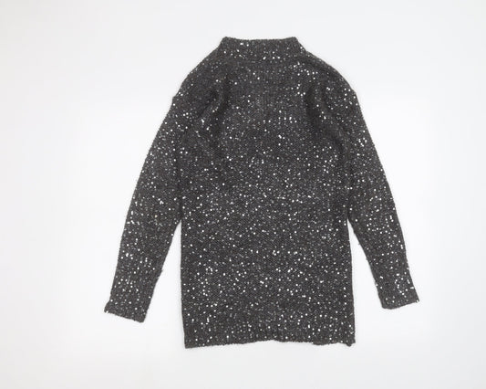 Womens UK Size 10 Marks and Spencer Black Cardigan Jumper
