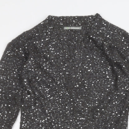 Womens UK Size 10 Marks and Spencer Black Cardigan Jumper