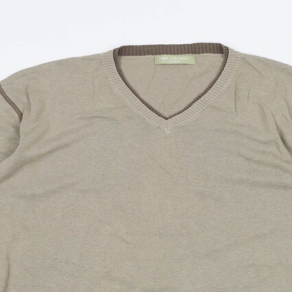 Womens UK Size XL NEXT Brown Pullover Jumper
