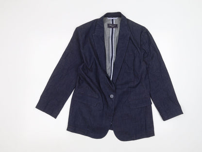 Womens UK Size 12 Marks and Spencer Blue Jacket