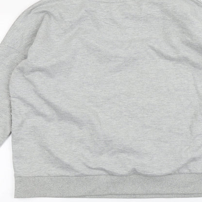 Womens UK Size 10 New Look Grey Pullover Jumper