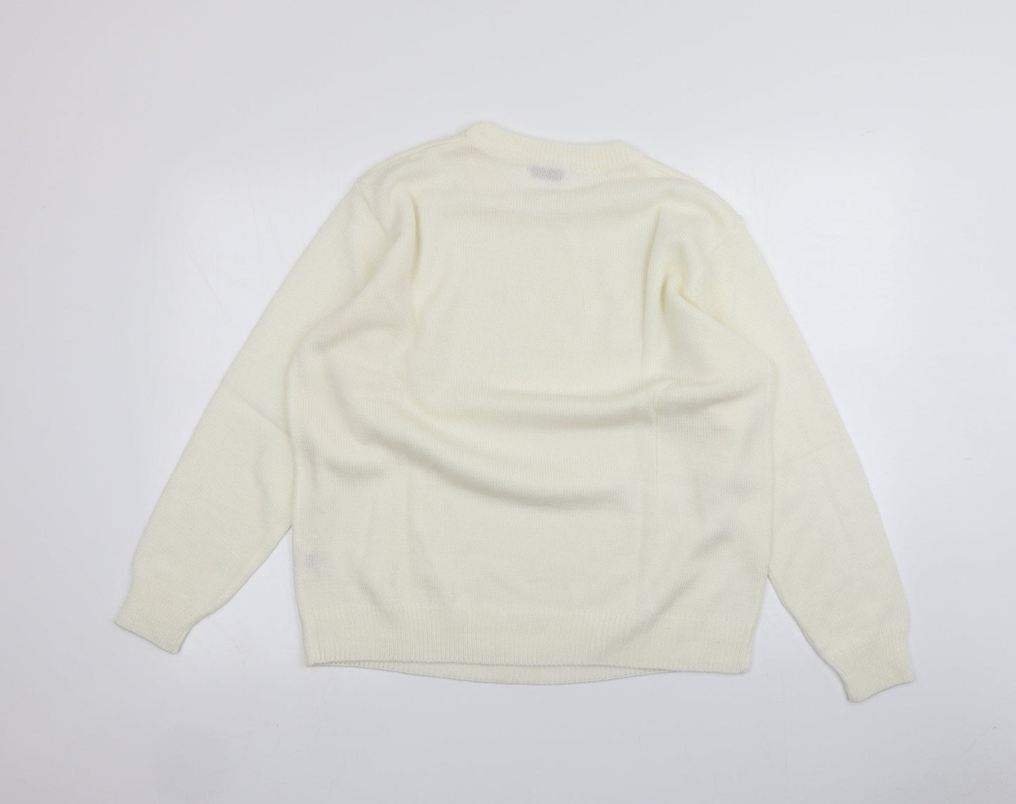 Damart Womens White   Pullover Jumper Size 16