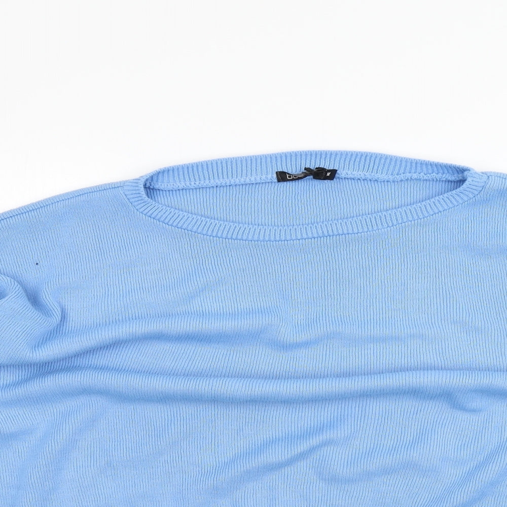 Boohoo Womens Blue   Pullover Jumper Size M
