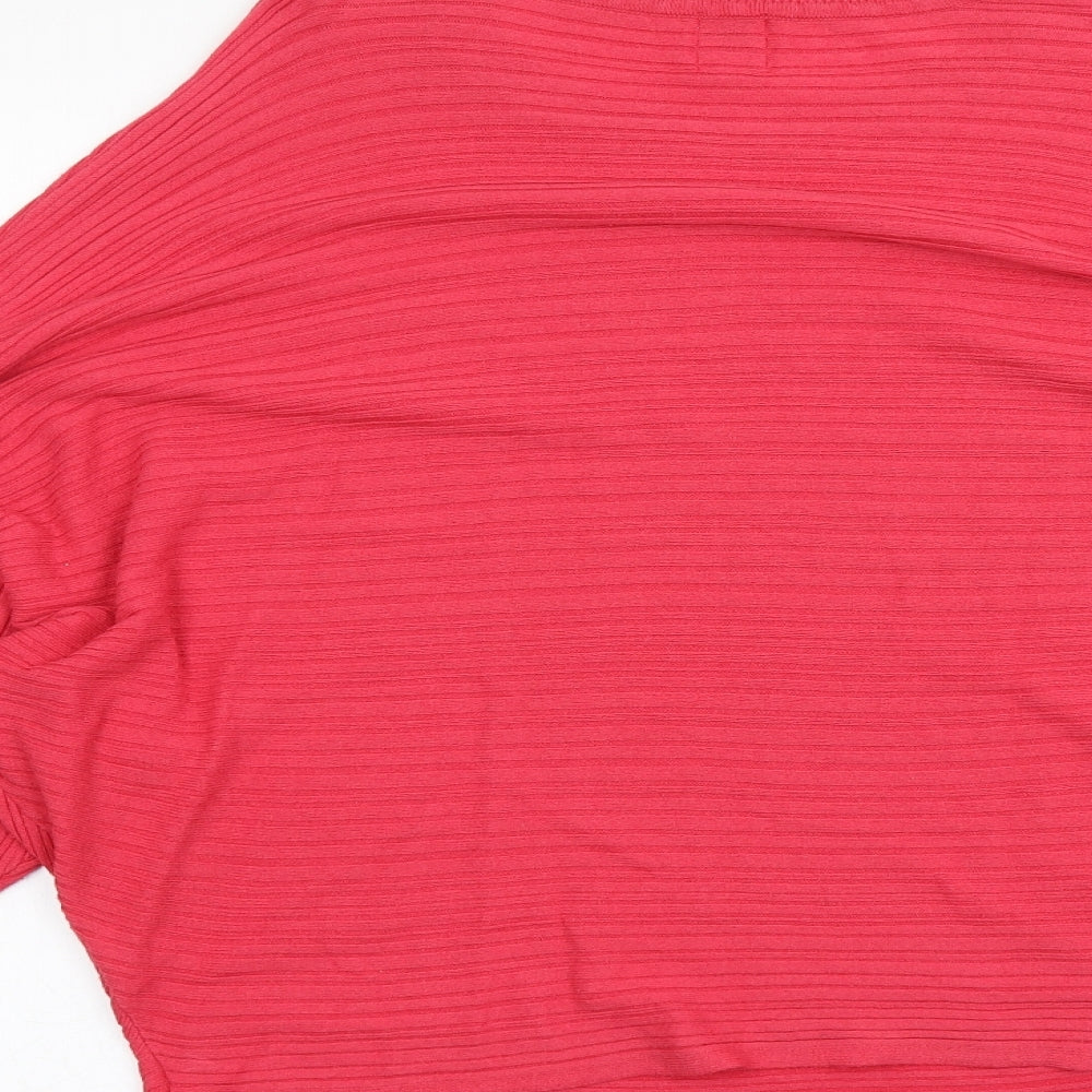 Womens UK Size XS River Island Pink Pullover Jumper