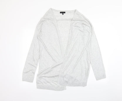 Womens UK Size M New Look Silver Cardigan Jumper