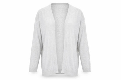 Womens UK Size M New Look Silver Cardigan Jumper