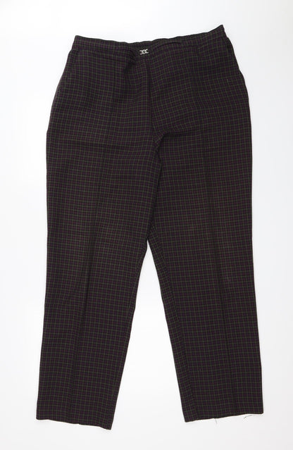 Womens UK Size  Preworn Regular Fit  Multicoloured Trousers