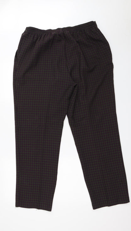 Womens UK Size  Preworn Regular Fit  Multicoloured Trousers