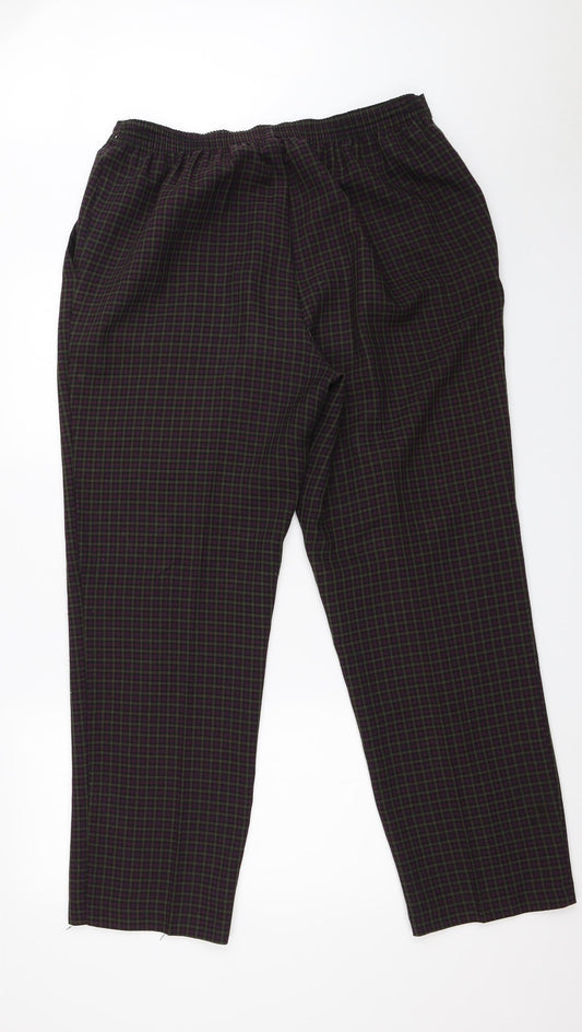 Womens UK Size  Preworn Regular Fit  Multicoloured Trousers