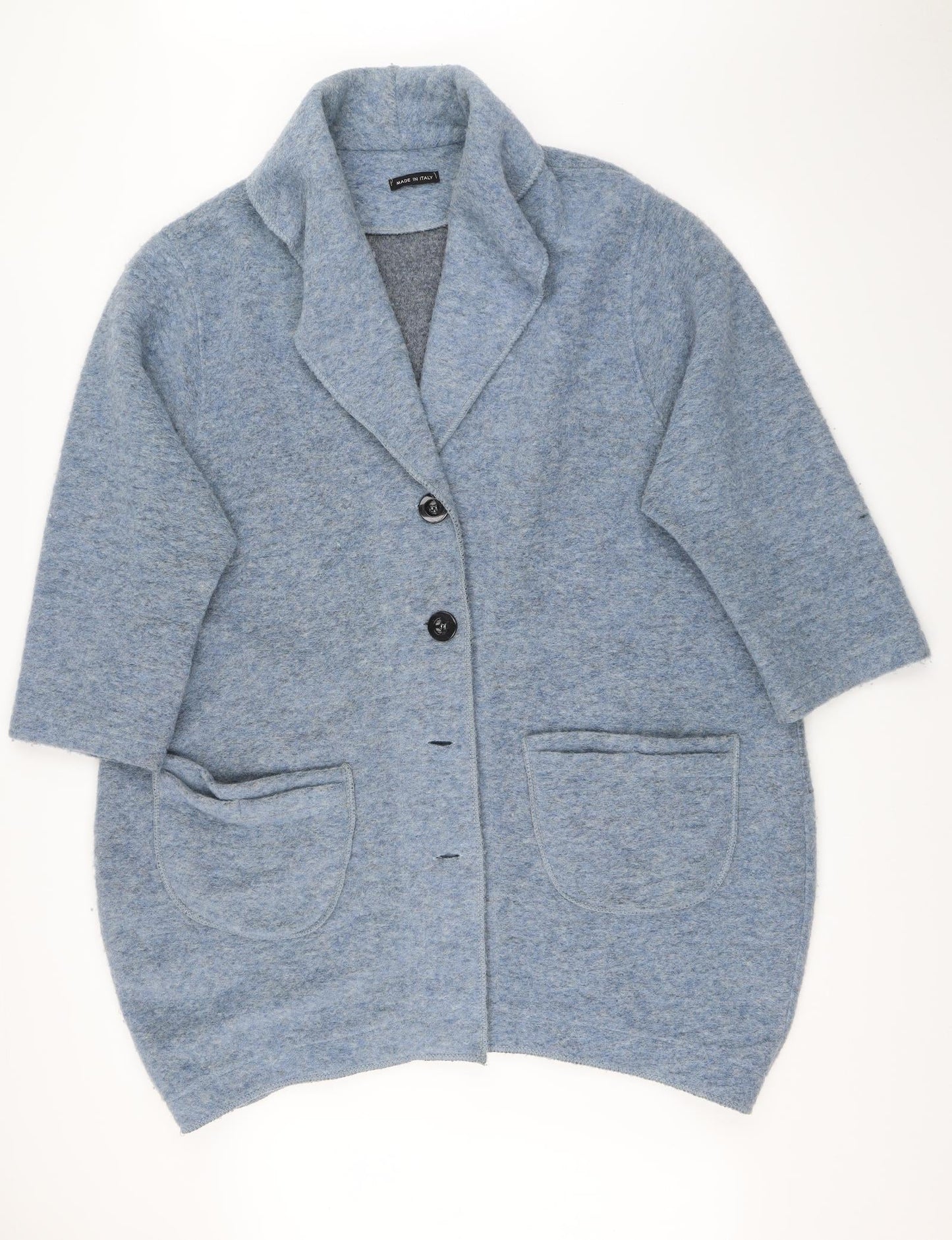Womens UK Size  Preworn Blue Overcoat