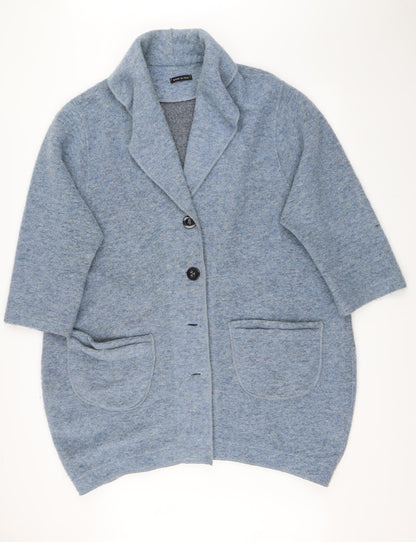 Womens UK Size  Preworn Blue Overcoat