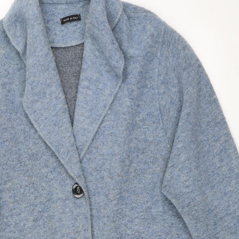 Womens UK Size  Preworn Blue Overcoat