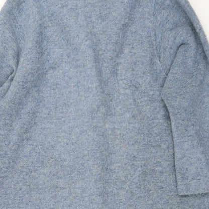 Womens UK Size  Preworn Blue Overcoat