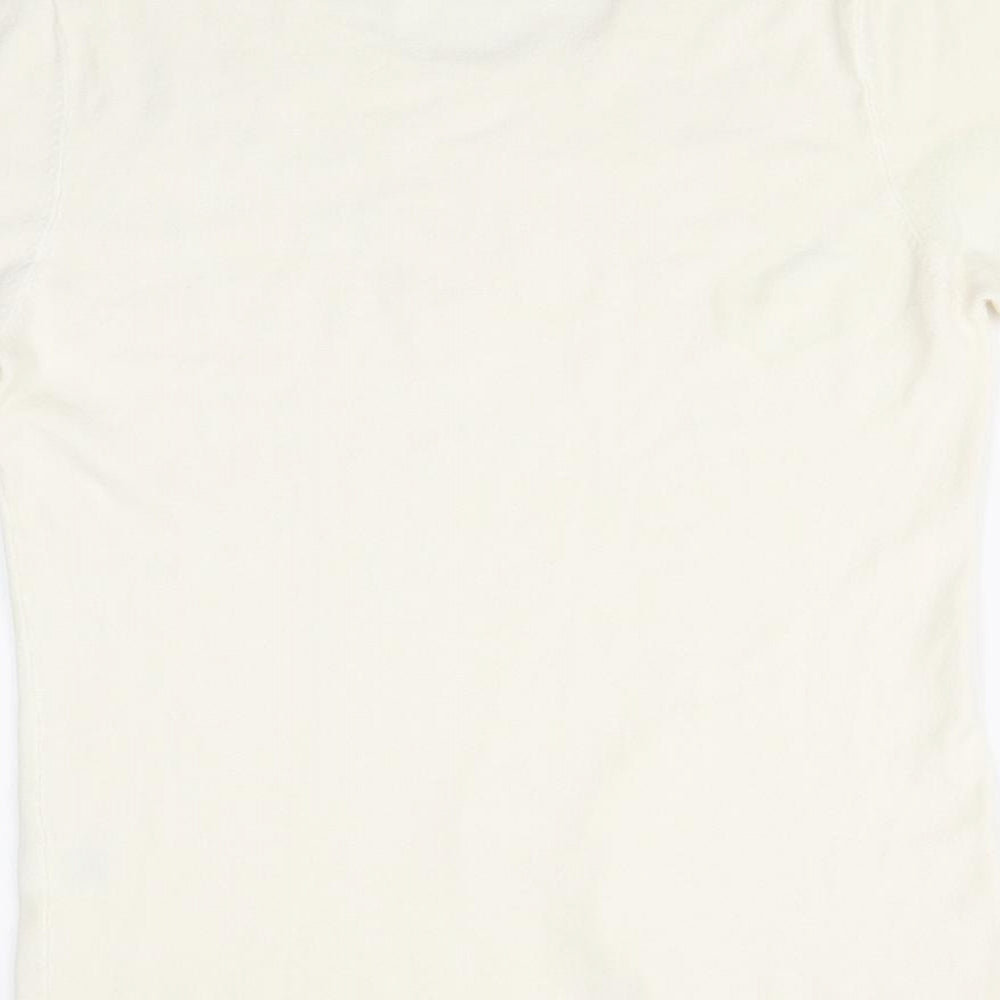TASH Womens White   Basic T-Shirt Size XL