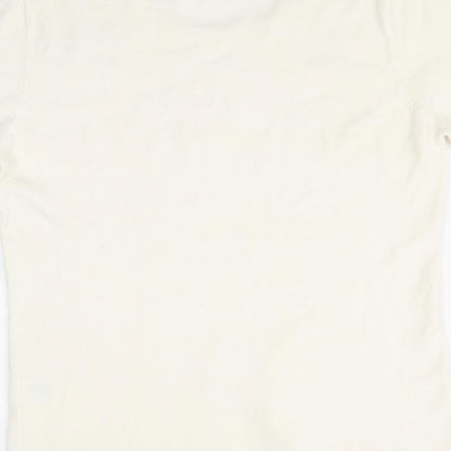 TASH Womens White   Basic T-Shirt Size XL