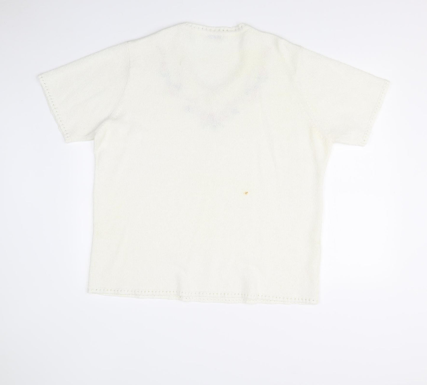 Womens UK Size  Damart White Basic T-Shirt