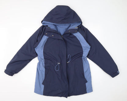 Womens UK Size S BM Blue Overcoat